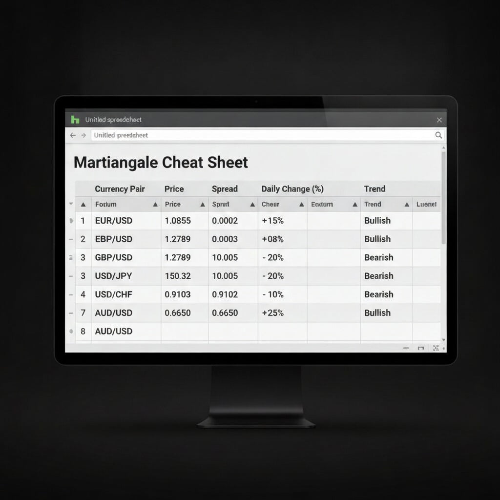 Martingale Cheat Sheet