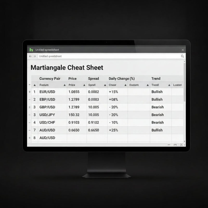 Martingale Cheat Sheet